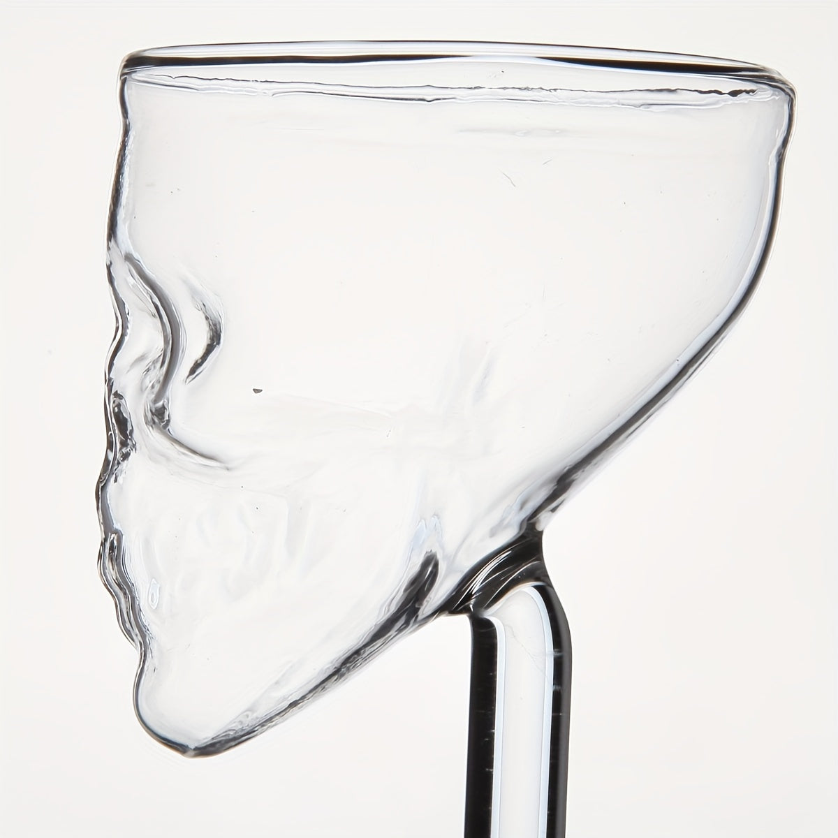 Skull-Shaped Glass Goblet - Reusable, Eco-Friendly Whiskey & Vodka Cup For Bars And Restaurants