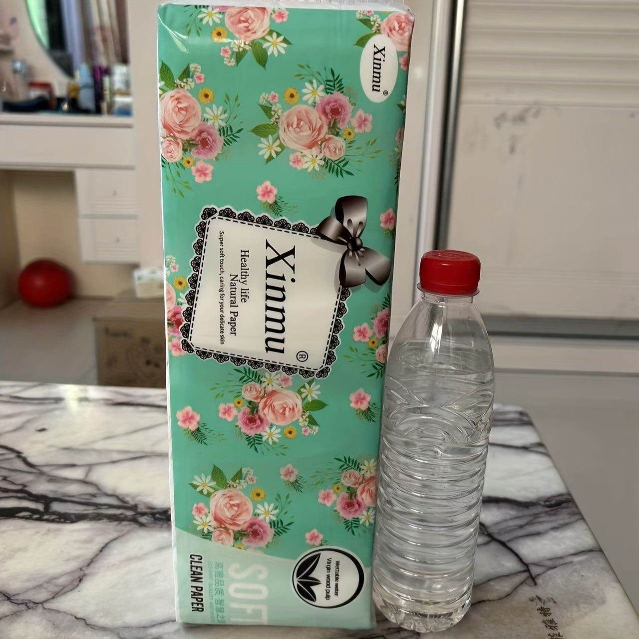 24 Pack Coreless Toilet Paper Rolls - 5-Ply Extra Strong Unscented Pure Wood Pulp Bath Tissue, Formaldehyde-Free, Eco-Friendly, Septic Safe for Household and Commercial Use