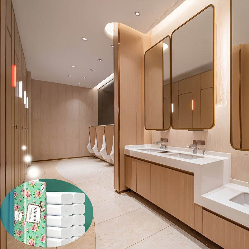 24 Pack Coreless Toilet Paper Rolls - 5-Ply Extra Strong Unscented Pure Wood Pulp Bath Tissue, Formaldehyde-Free, Eco-Friendly, Septic Safe for Household and Commercial Use