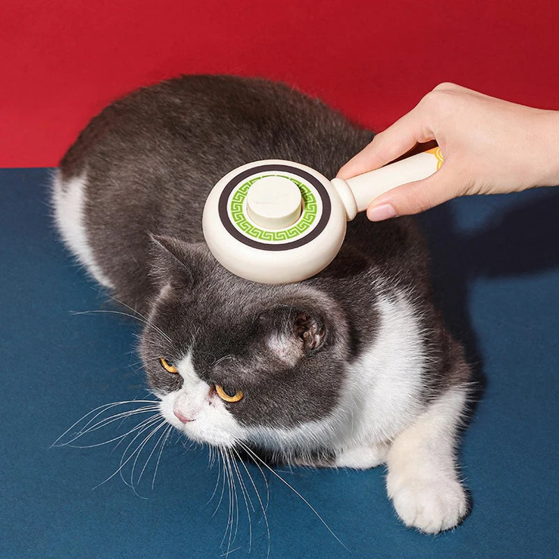 Chinese Style Pet Comb Hair Removal Pet Magic Comb Floating Hair Removal Cat Dog Universal Cleaning Beauty Supplies