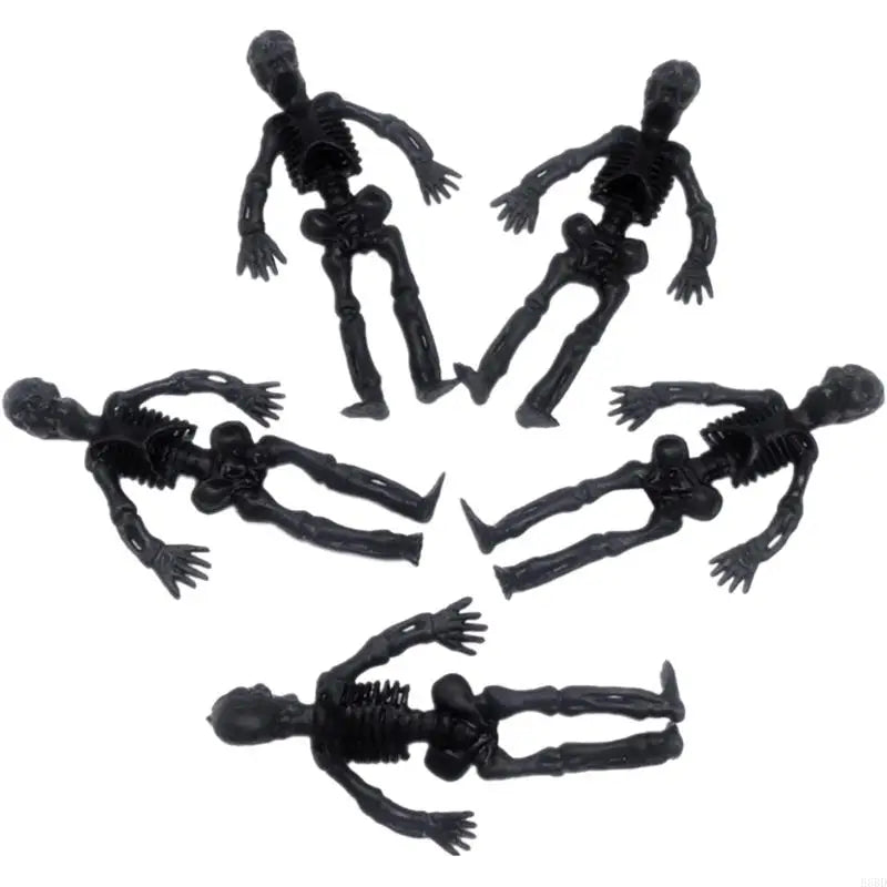 E8BD Compact and Portable Versatile Halloween Skeleton Ornament for Home or Office