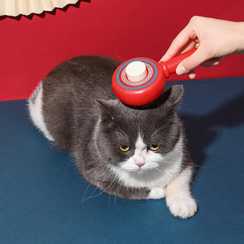 Chinese Style Pet Comb Hair Removal Pet Magic Comb Floating Hair Removal Cat Dog Universal Cleaning Beauty Supplies