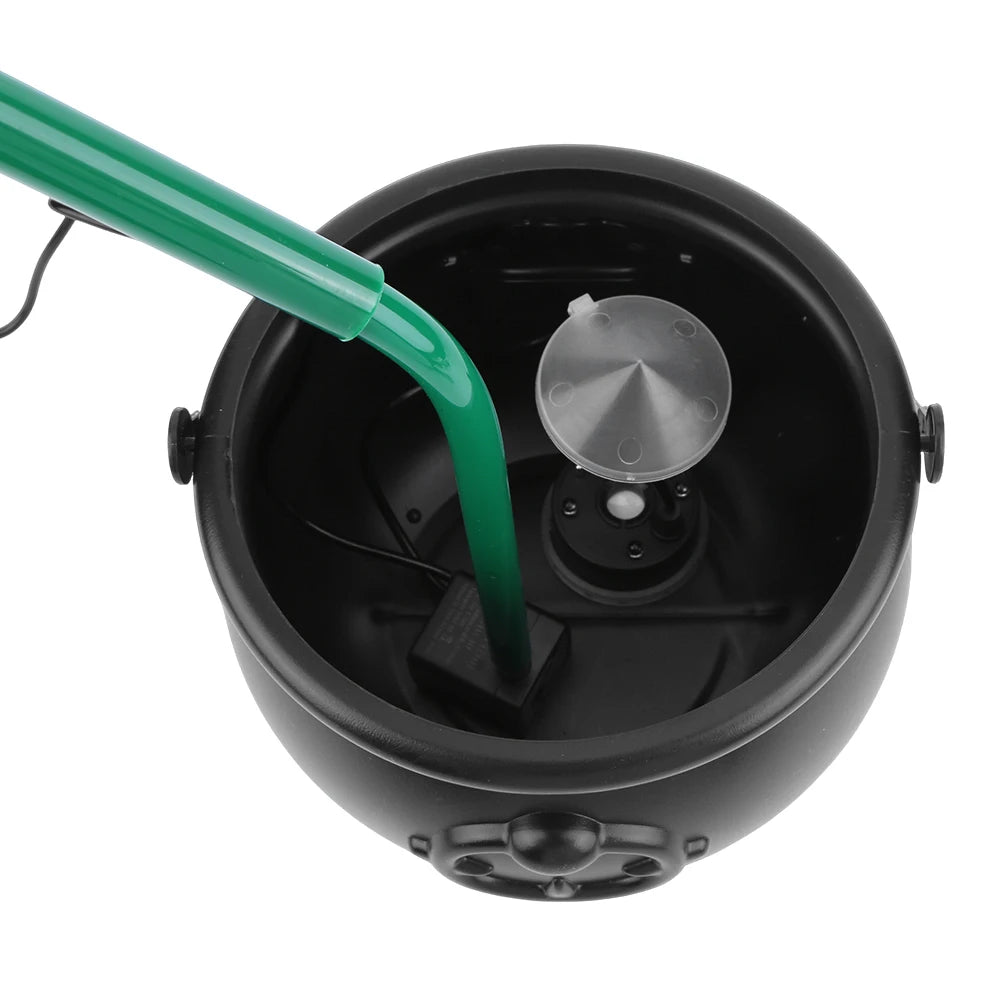 Halloween Decorations Magic Float Bottle with Witches Cauldron and Mist Maker Party Decor for Home Table Mantel Kitchen Room