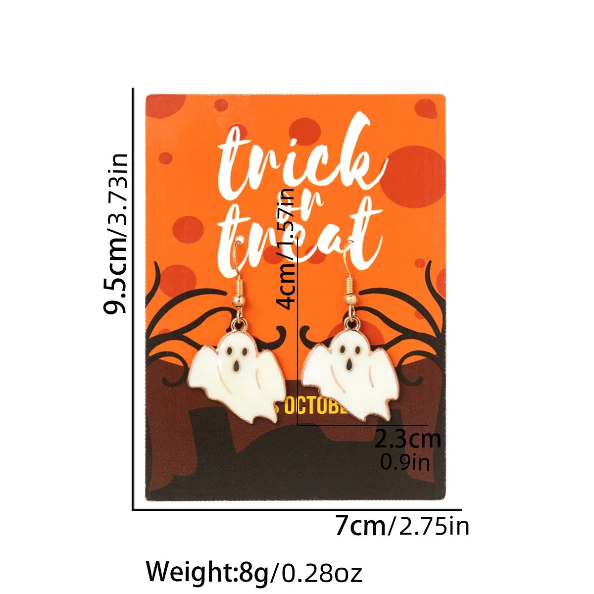 Trendy Luminous Halloween Ghost Pumpkin Dangle Earrings for Women Funny Festival Creative Party Gift Drop Earring Cute Jewelry