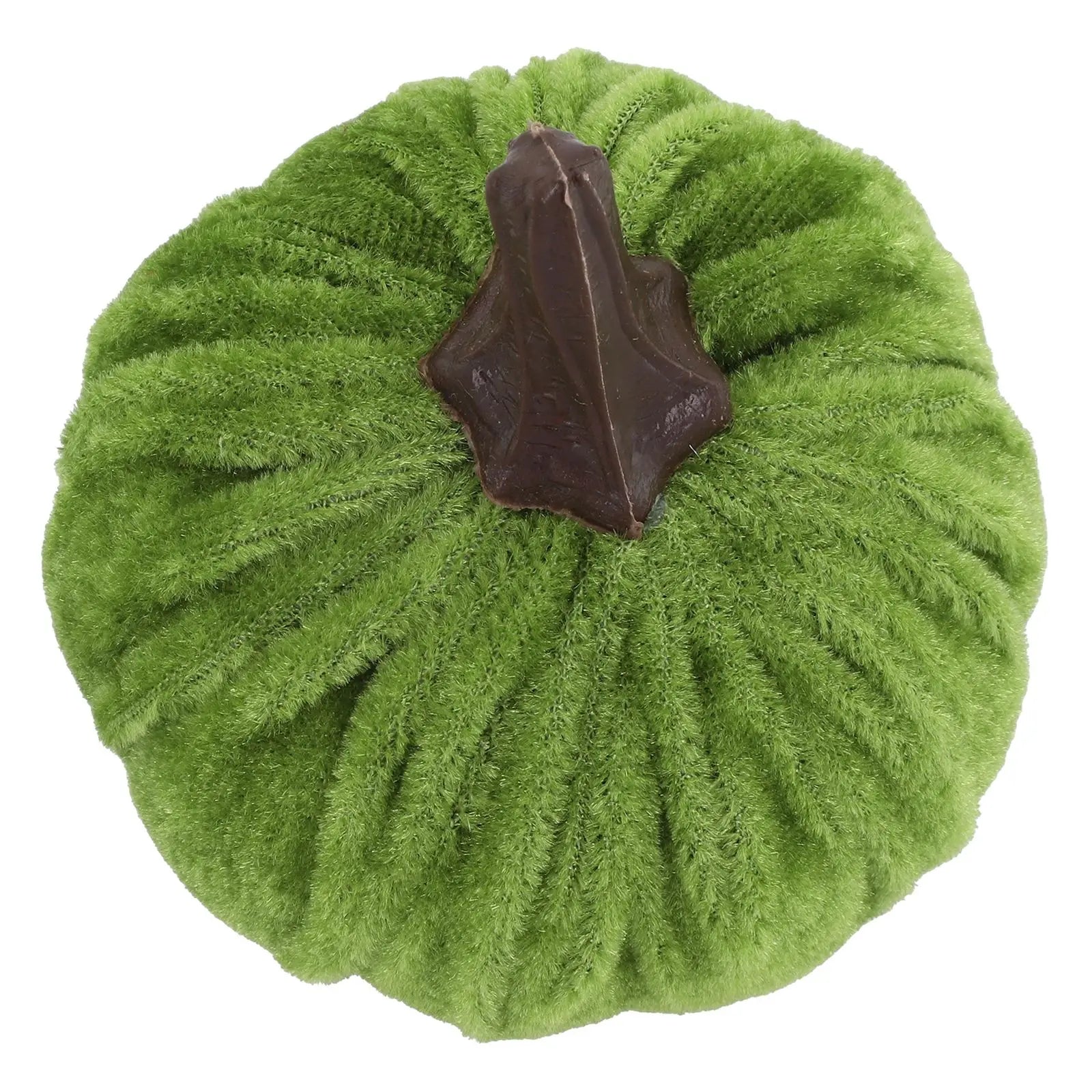 1pcs Small Velvet Pumpkins Faux Fabric Foam Pumpkin For Thanksgiving Halloween Decor Pumpkins Table Centerpiece For Wedding Deco