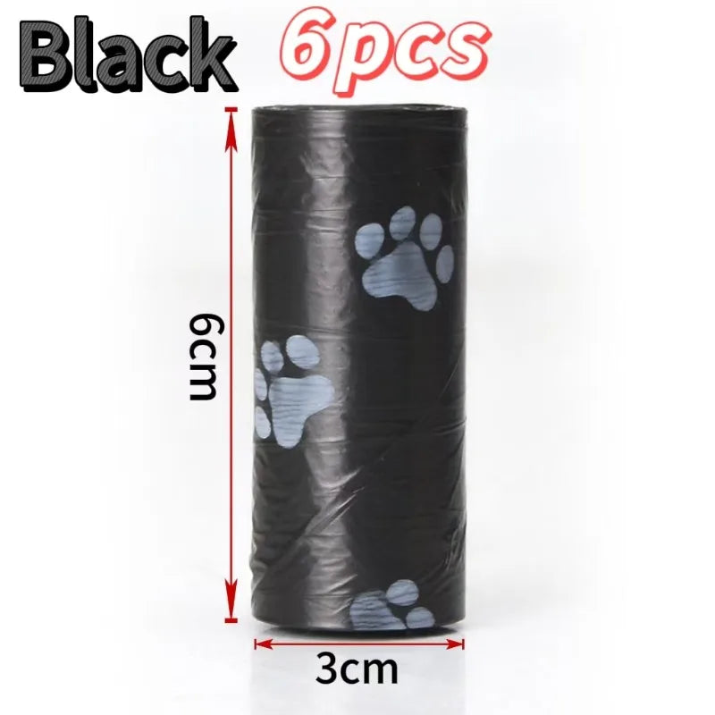 6/8/16Rolls Pet Dog Poop Bags Biodegradable Bulk Biobase Scented Poo Bag Degradable Cat Waste Bags Eco-Friendly Doggie Outdoor