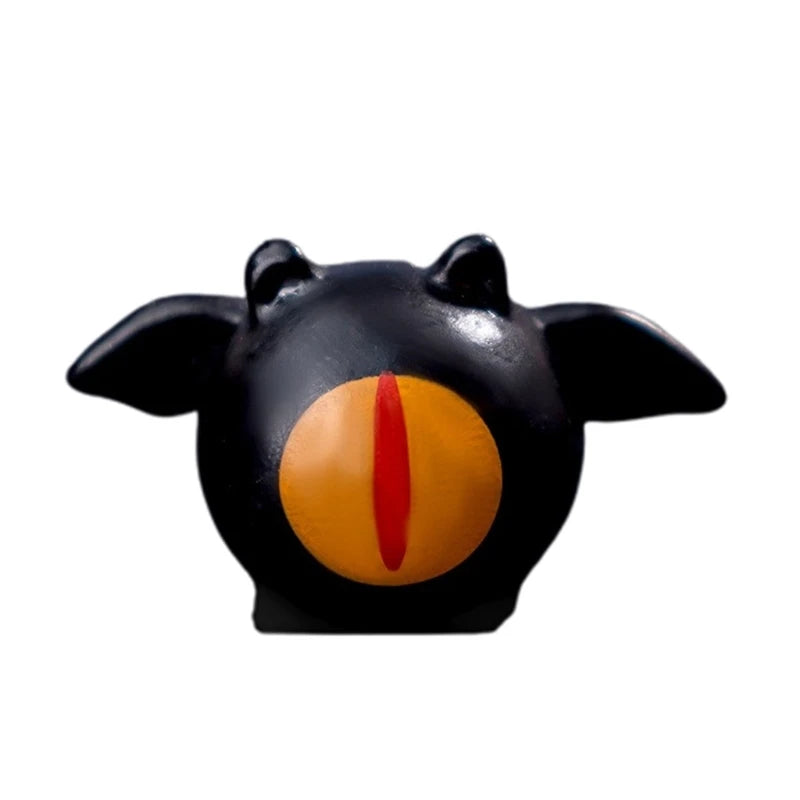 Y1UB Halloween Pumpkin Ghostly Elf Miniature Figurine Ornament Festival Home Decors