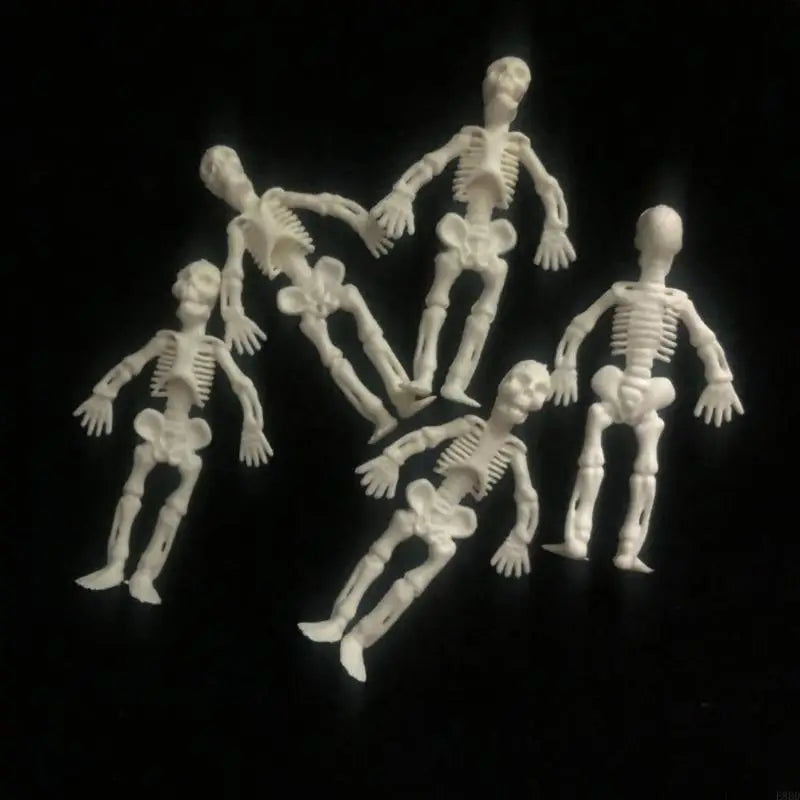 E8BD Compact and Portable Versatile Halloween Skeleton Ornament for Home or Office