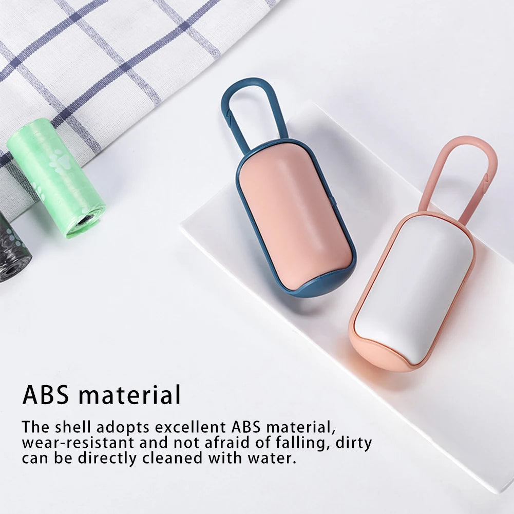 Pet Garbage Bag Dispenser Cats Dogs Portable Eco-friendly Pet Poop Bag Storage Box Dog Poop Bags Dog Supplies