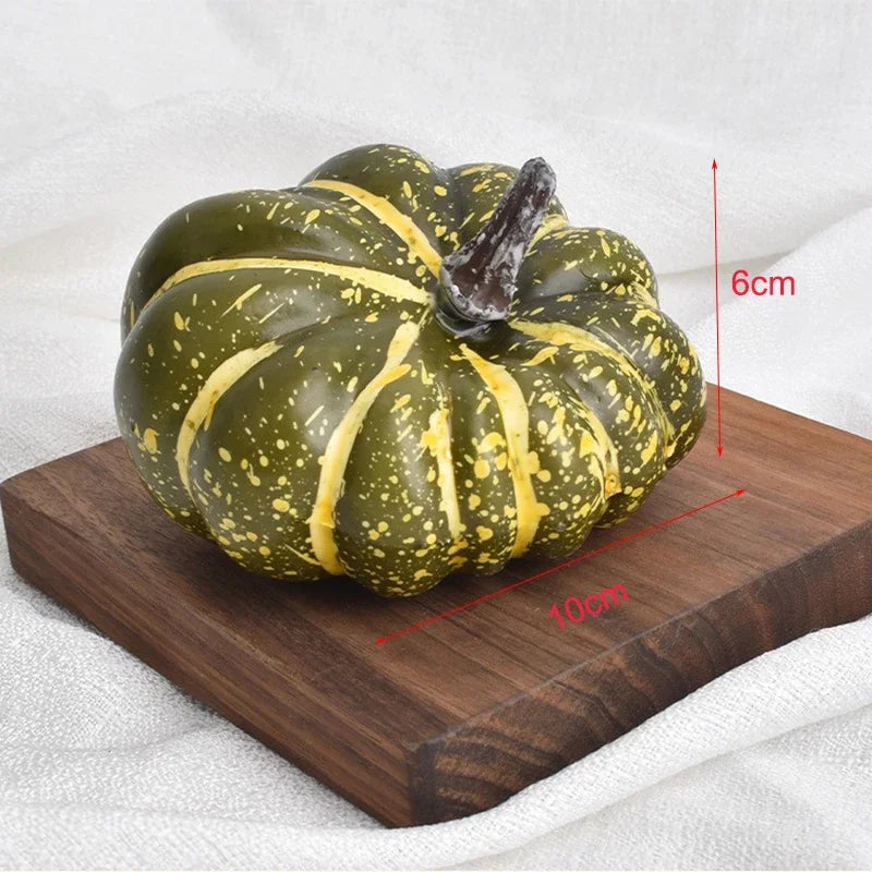 Mini Artificial Halloween Pumpkin Decor Simulation Vegetable Halloween Home Party Decoration Props Farmhouse Harvest DIY Craft