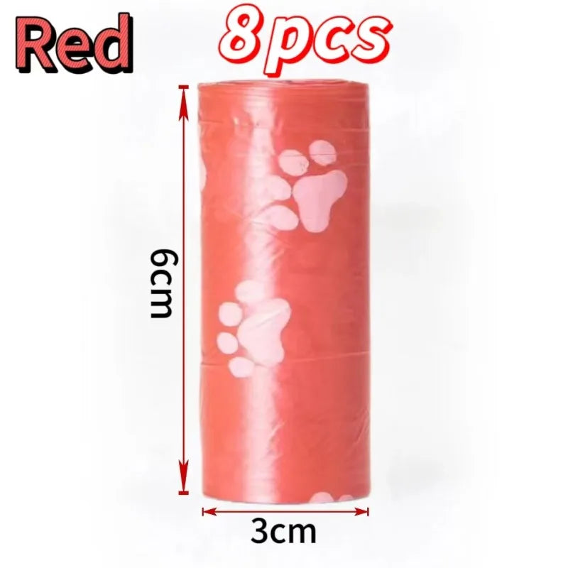 6/8/16Rolls Pet Dog Poop Bags Biodegradable Bulk Biobase Scented Poo Bag Degradable Cat Waste Bags Eco-Friendly Doggie Outdoor