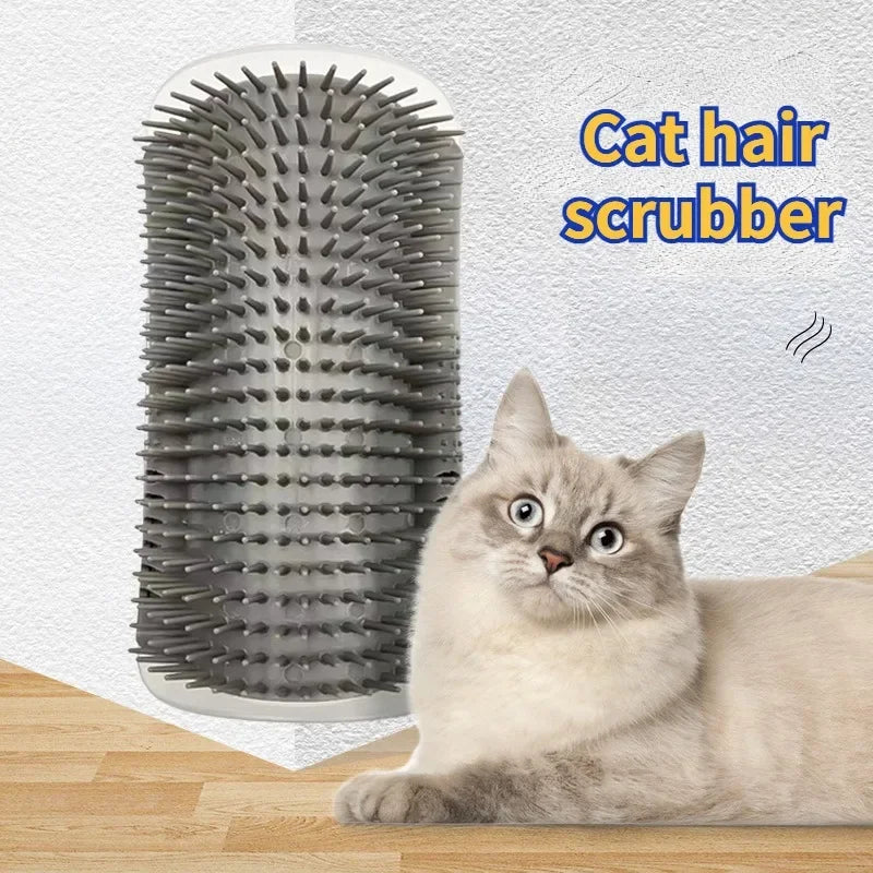 Cat Scratcher Massager for Cats Scratching Pets Brush Remove Hair Comb Grooming Table Dogs Kitten Care Royal Canin Accessories