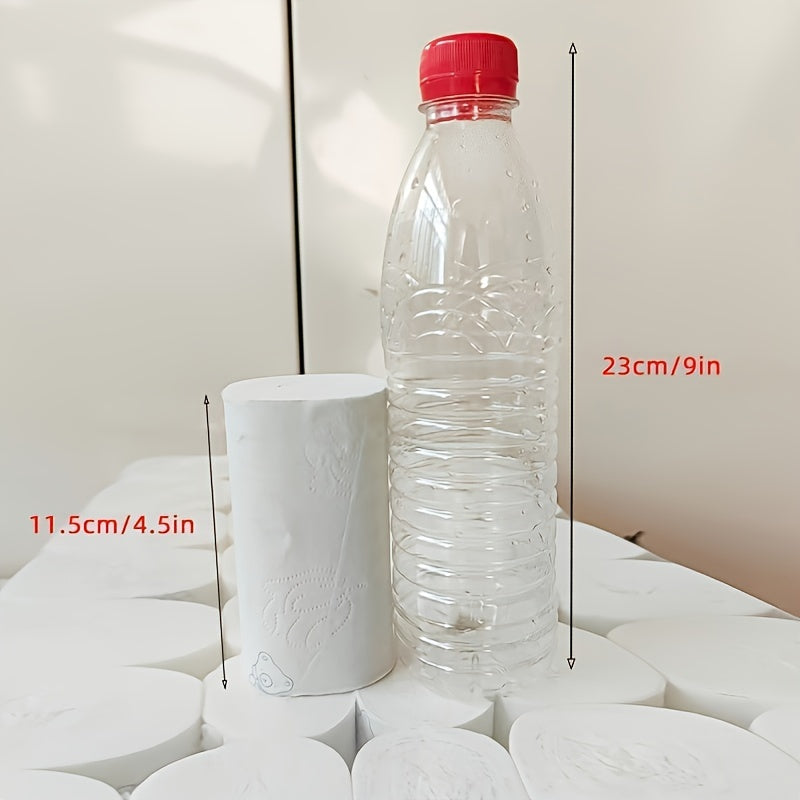 24 Pack Coreless Toilet Paper Rolls - 5-Ply Extra Strong Unscented Pure Wood Pulp Bath Tissue, Formaldehyde-Free, Eco-Friendly, Septic Safe for Household and Commercial Use