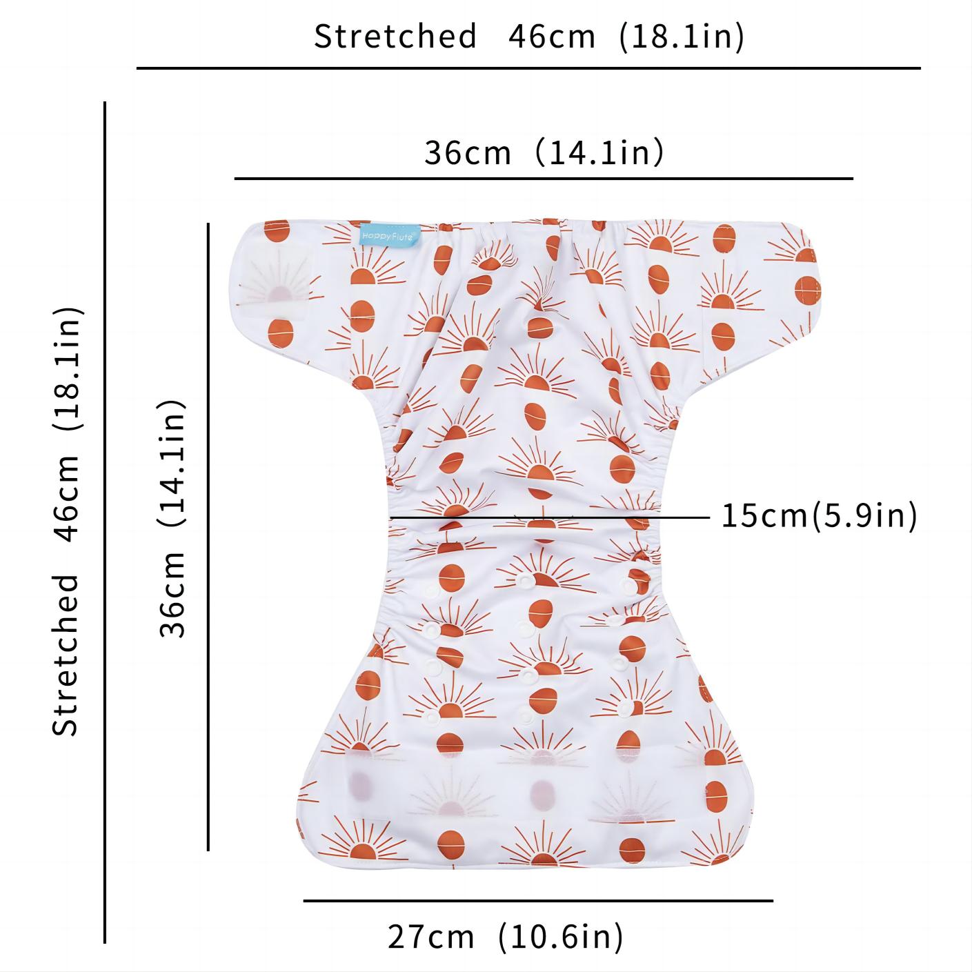 4pcs Reusable Cloth Diapers, Eco-Friendly, Washable, Adjustable, And Perfect For Babies