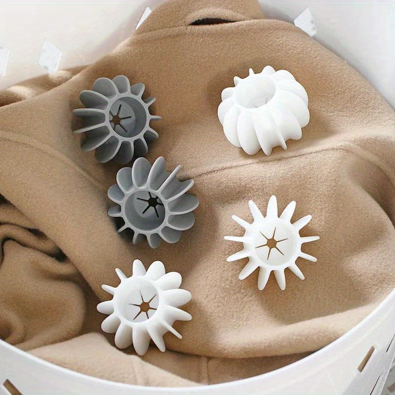 Eco-Friendly Silicone Laundry Balls - Reusable Pet Hair Remover & Clothes Cleaner For Washing Machines