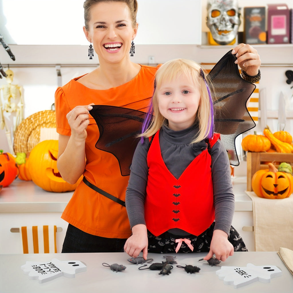 Halloween Ghost Paper Napkins 200-Pack - 2-Ply 6.5x5'' Disposable Lunch Napkins, White Ghost-Themed Party Supplies, Eco-Friendly Drink Napkins for Birthday, Holidays