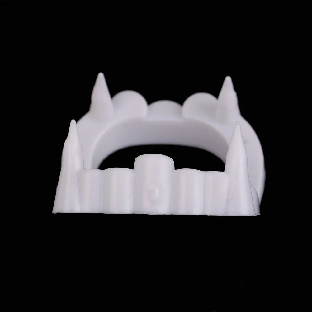 1pc Luminous Vampire Fake Teeth Dracula Teeth Halloween Monster Werewolf Zombie Fangs Halloween Masquerade Cosplay Costume Prop