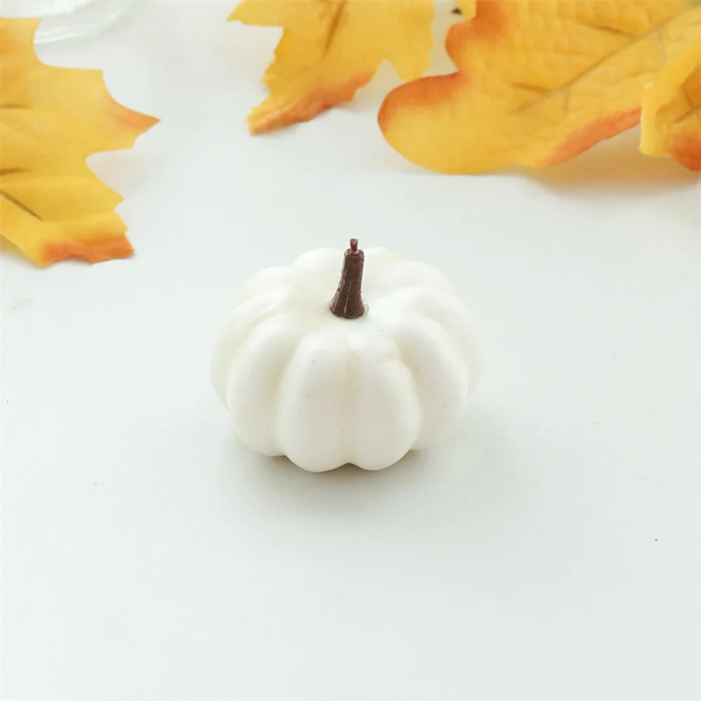 Mini Artificial Halloween Pumpkin Decor Simulation Vegetable Halloween Home Party Decoration Props Farmhouse Harvest DIY Craft