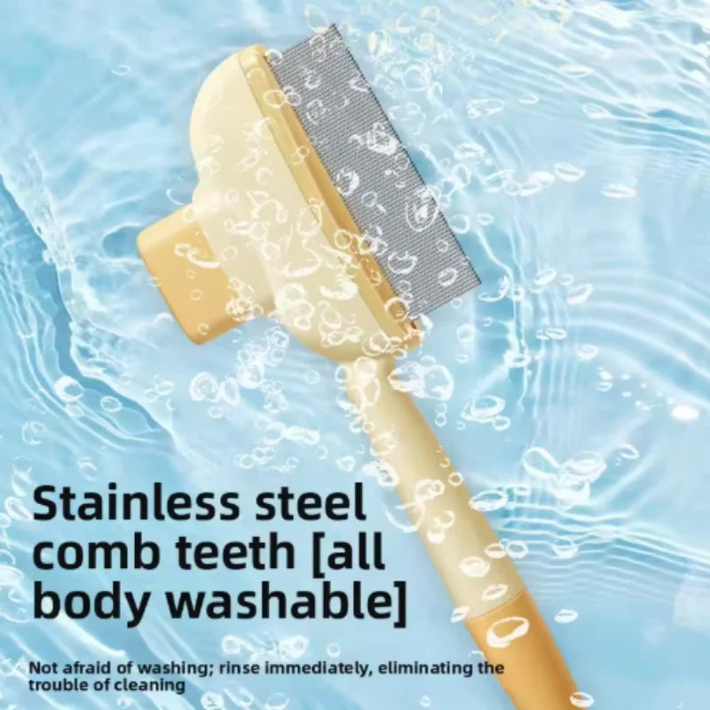 Dog Hair Remover Brush Cat Dog Hair Grooming And Care Comb For Long Hair Dog Pet Removes Hairs Cleaning Bath Brush Dog Supplies