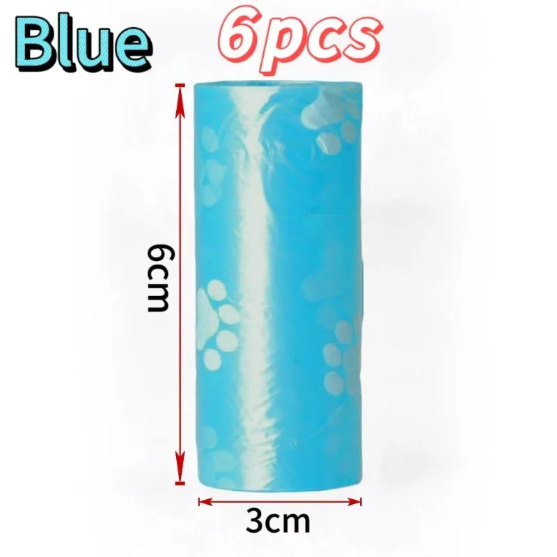 6/8/16Rolls Pet Dog Poop Bags Biodegradable Bulk Biobase Scented Poo Bag Degradable Cat Waste Bags Eco-Friendly Doggie Outdoor
