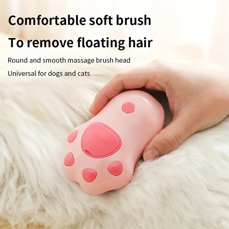 3 in 1 Cat Dog Steamy Brush Steam Brush Electric Sprayer Pet Hair Removal Combs for Massage Pet Grooming Brush Supplies