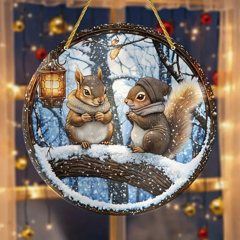 Creative Birds And Flowers Window Hanging 2d Birds And Flowers Tree Decor Flat Decor For Car Backpack Pet Lover