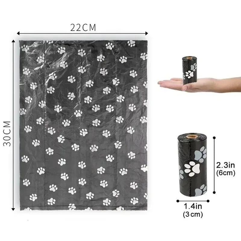 6/8/16Rolls Pet Dog Poop Bags Biodegradable Bulk Biobase Scented Poo Bag Degradable Cat Waste Bags Eco-Friendly Doggie Outdoor