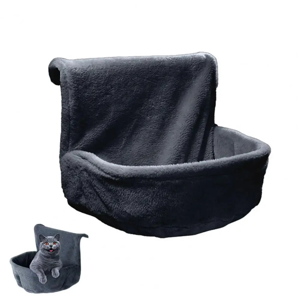 Cat Radiator Bed Hanging Cat Plush Bed with Strong Metal Frame Pet Winter Basket Hammock Hook Onto Radiator Up to 30kg