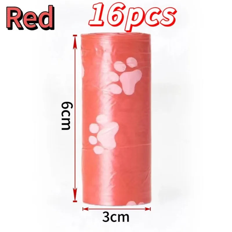 6/8/16Rolls Pet Dog Poop Bags Biodegradable Bulk Biobase Scented Poo Bag Degradable Cat Waste Bags Eco-Friendly Doggie Outdoor