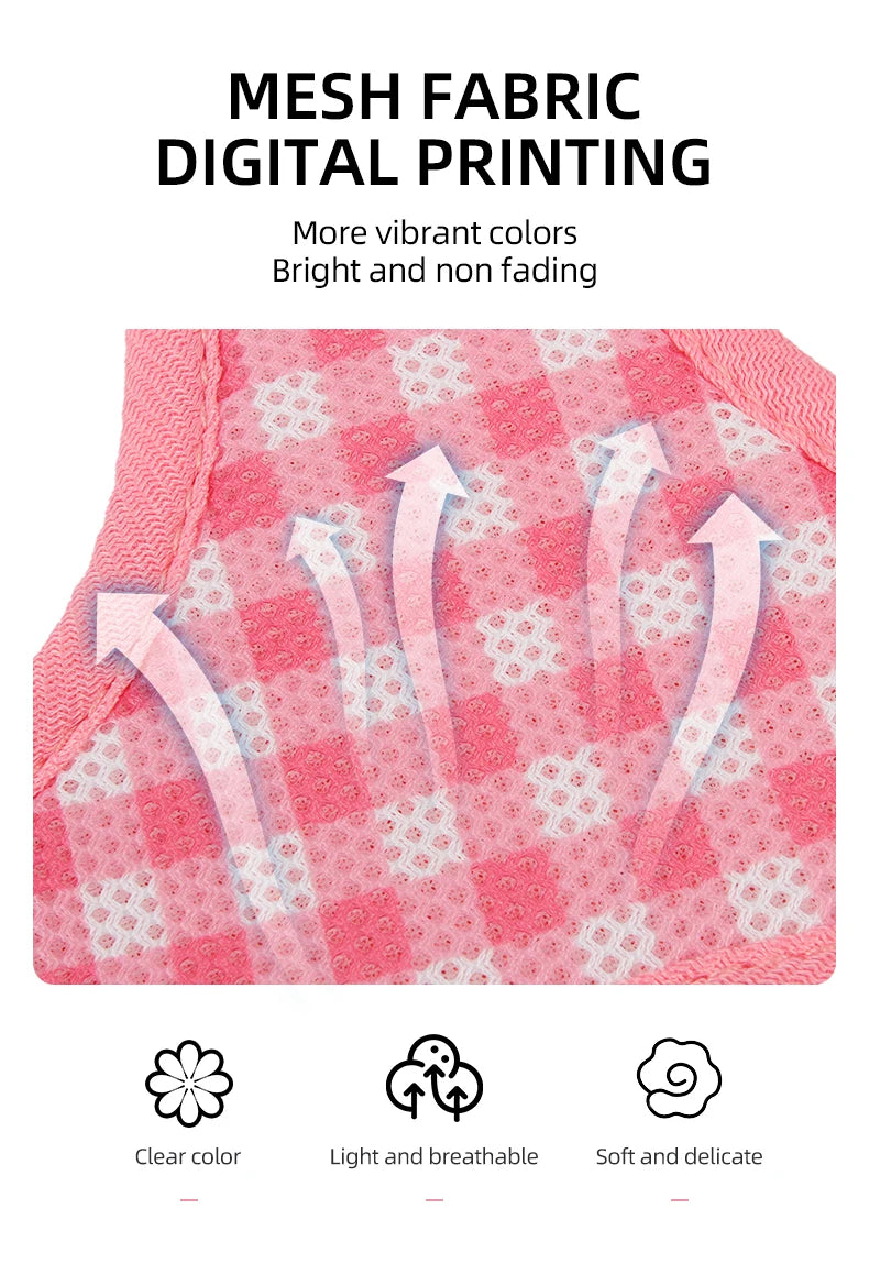 Cat Harness Fresh Plaid Cat Leashes Harness Anti-breakaway Adjustable Pet Harness for Cats and Puppies Accessories