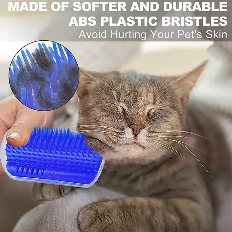 Cat Scratcher Massager for Cats Scratching Pets Brush Remove Hair Comb Grooming Table Dogs Kitten Care Royal Canin Accessories