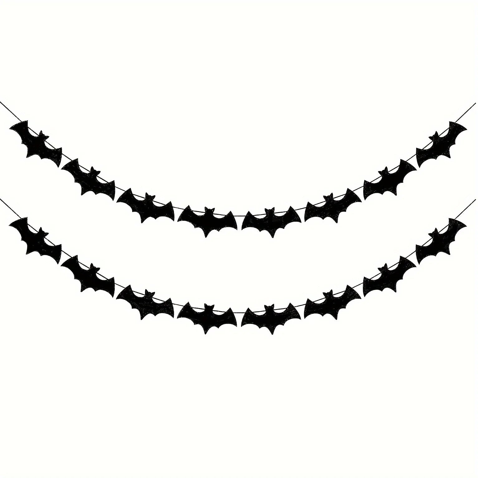 Happy Halloween Banners Ghost Bat Hanging Streamers Decorations Halloween Party Decorations Backdrop Decorations