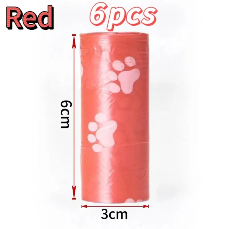 6/8/16Rolls Pet Dog Poop Bags Biodegradable Bulk Biobase Scented Poo Bag Degradable Cat Waste Bags Eco-Friendly Doggie Outdoor