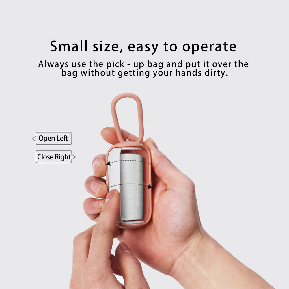 Pet Garbage Bag Dispenser Cats Dogs Portable Eco-friendly Pet Poop Bag Storage Box Dog Poop Bags Dog Supplies