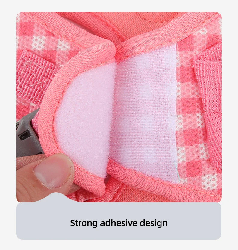 Cat Harness Fresh Plaid Cat Leashes Harness Anti-breakaway Adjustable Pet Harness for Cats and Puppies Accessories