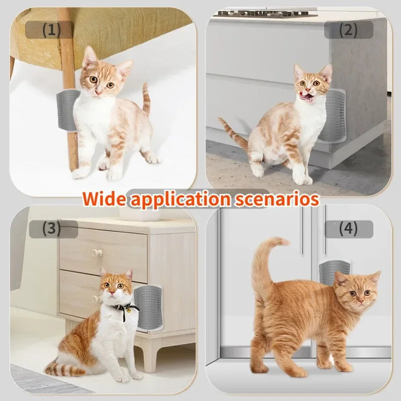 Cat Scratcher Massager for Cats Scratching Pets Brush Remove Hair Comb Grooming Table Dogs Kitten Care Royal Canin Accessories