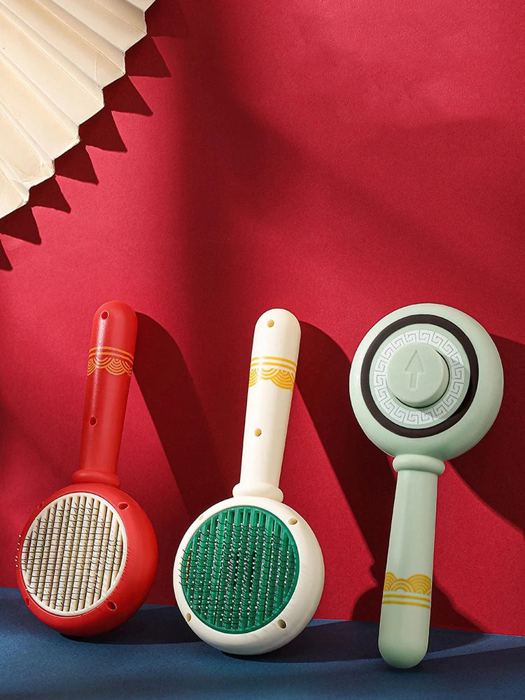 Chinese Style Pet Comb Hair Removal Pet Magic Comb Floating Hair Removal Cat Dog Universal Cleaning Beauty Supplies