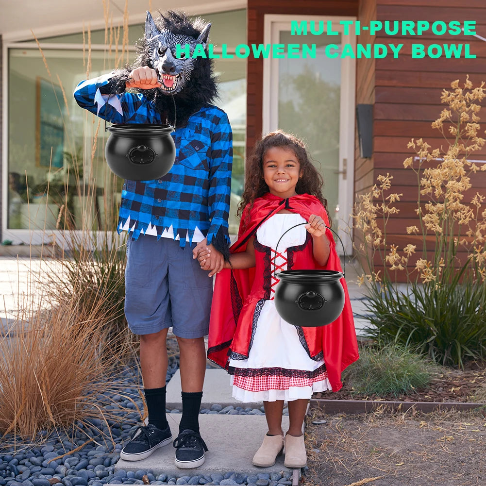 Halloween Decorations Magic Float Bottle with Witches Cauldron and Mist Maker Party Decor for Home Table Mantel Kitchen Room