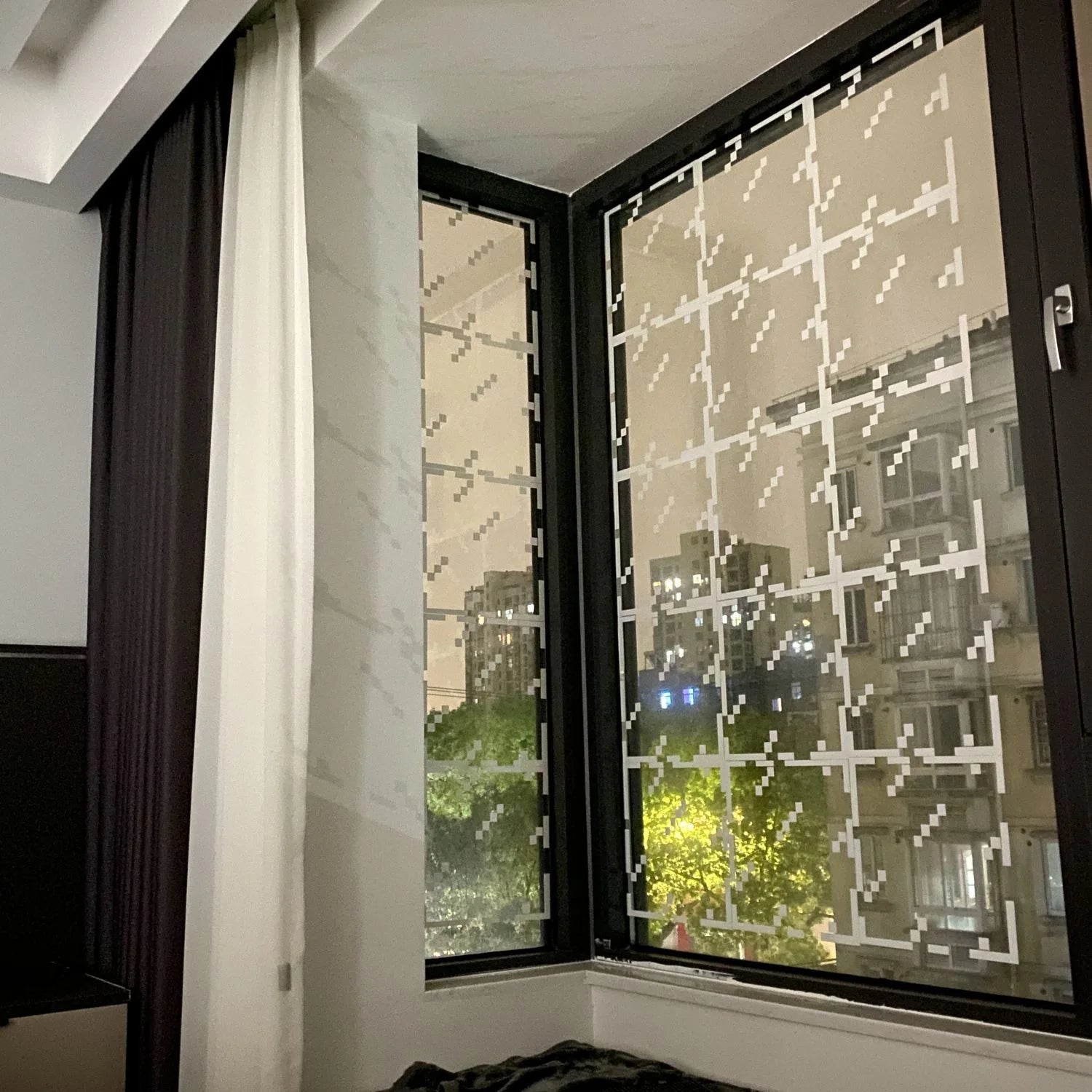 Glass Window Decoration Window Sticker Decoration Christmas Den Game Diy Steve Alex Herobrine Creeper Birthday Gift